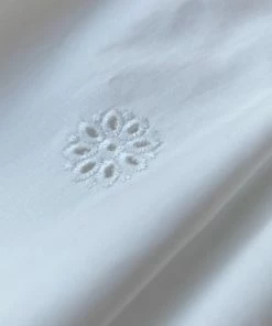 Self-portrait Daisy Cotton Broderie Anglaise Shirt