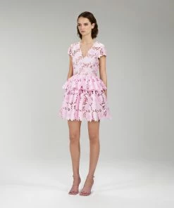 Self-portrait NEW ARRIVALS Peony Mini Dress
