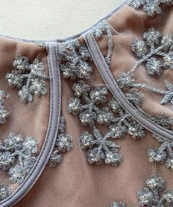 Self-portrait NEW ARRIVALS Embroidered Blossom Midi Dress