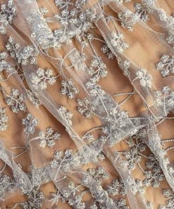 Self-portrait NEW ARRIVALS Embroidered Blossom Layered Bodice Mini Dress