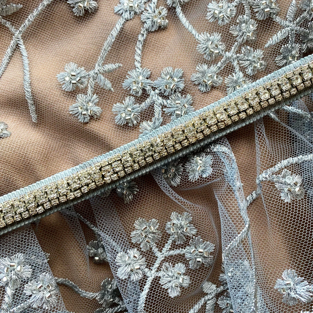 Self-portrait READY TO WEAR Embroidered Blossom Tiered Mini Dress