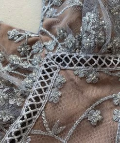 Self-portrait READY TO WEAR Embroidered Blossom Tiered Mini Dress