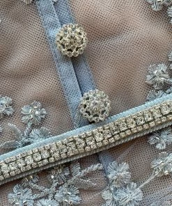 Self-portrait READY TO WEAR Embroidered Blossom Fitted Midi Dress