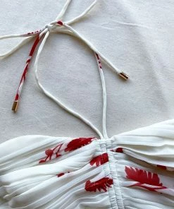 Self-portrait Wild Daisy Print Chiffon Midi Dress READY TO WEAR