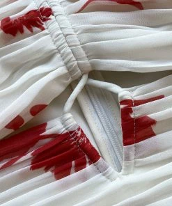 Self-portrait Wild Daisy Print Chiffon Midi Dress READY TO WEAR