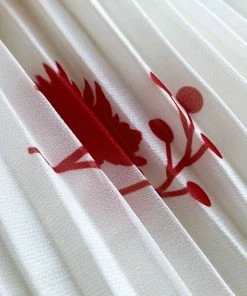 Self-portrait Wild Daisy Print Chiffon Midi Dress READY TO WEAR