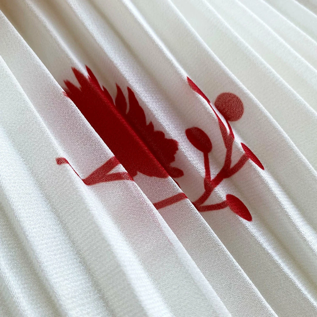 Self-portrait Wild Daisy Print Chiffon Midi Dress READY TO WEAR