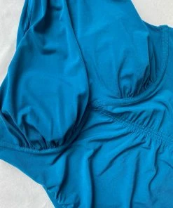 Self-portrait Green Jersey One Shoulder Ruched Midi Dress READY TO WEAR