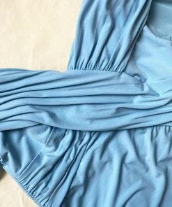 Self-portrait NEW ARRIVALS Jersey Crossover Bust Midi Dress