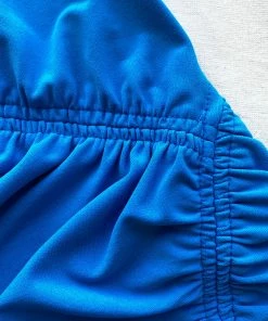 Self-portrait Bright Blue One Shoulder Ruched Mini Dress NEW ARRIVALS