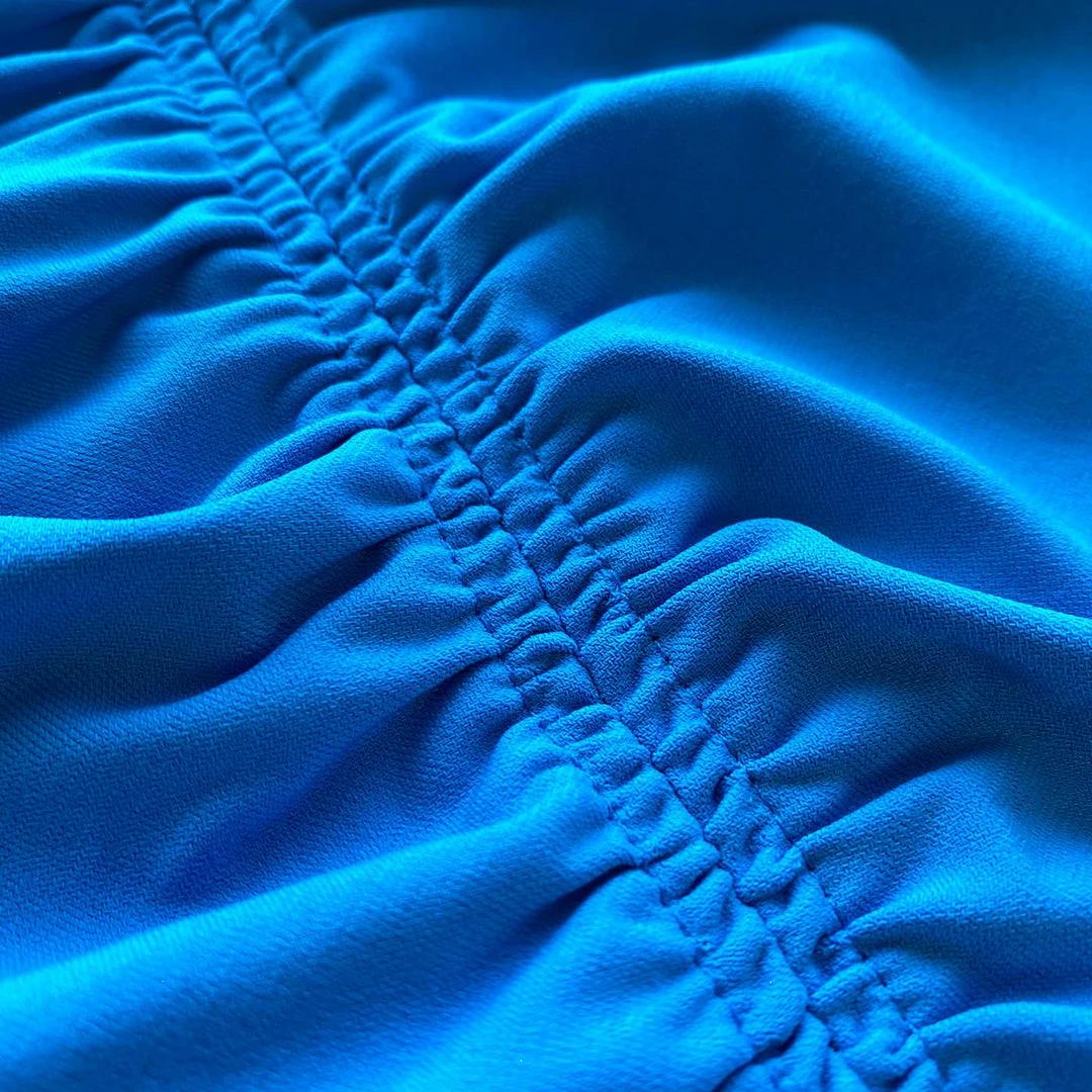 Self-portrait Bright Blue One Shoulder Ruched Mini Dress NEW ARRIVALS