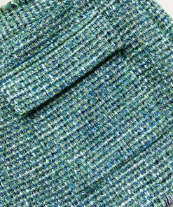 Self-portrait NEW ARRIVALS Green Boucle Skort