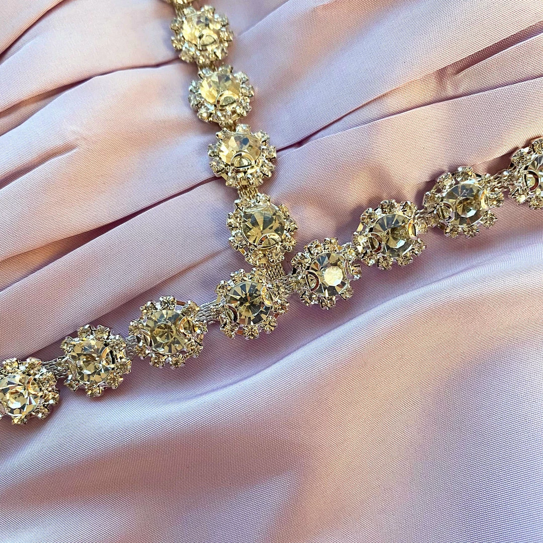 Self-portrait READY TO WEAR Lilac Taffeta Diamante Trim Mini Dress