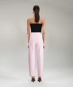 Self-portrait NEW ARRIVALS Black Strapless Ribbed Knit Top