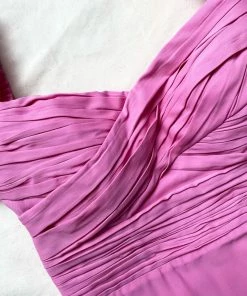 Self-portrait Pink Iris Midi Dress