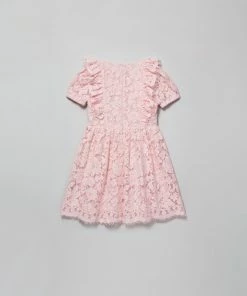Self-portrait KIDS Pink Lace Frilled Dress