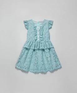 Self-portrait Mint Lace Dress