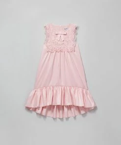 Self-portrait KIDS Pink Taffeta Bib Dress