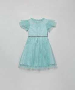 Self-portrait Mint Dot Mesh Dress