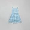 Self-portrait KIDS Blue Azaelea Bow Detail Dress