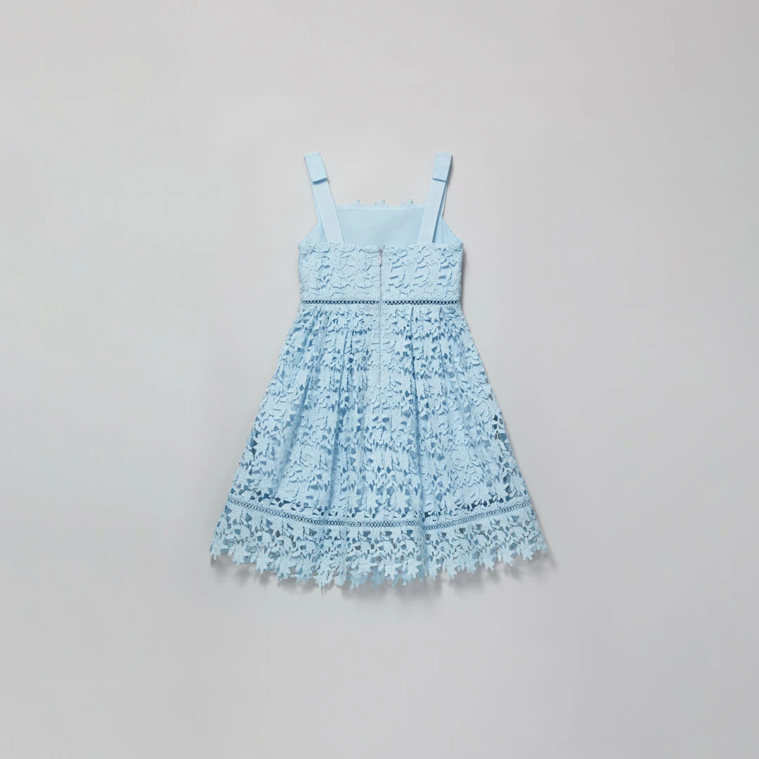 Self-portrait KIDS Blue Azaelea Bow Detail Dress