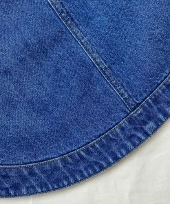 Self-portrait READY TO WEAR Light Blue Denim Mini Skirt