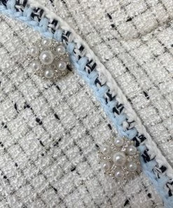 Self-portrait Ivory Boucle Tailored Midi Dress READY TO WEAR