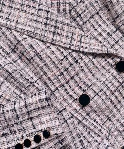 Self-portrait NEW ARRIVALS Pink Boucle Tailored Mini Dress