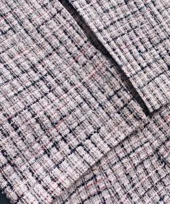 Self-portrait NEW ARRIVALS Pink Boucle Tailored Mini Dress