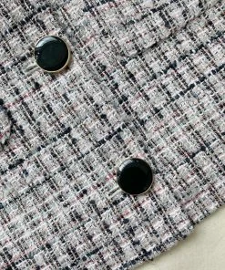 Self-portrait NEW ARRIVALS Pink Boucle Cropped Tailored Jacket