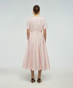 Self-portrait Textured Midi Dress READY TO WEAR