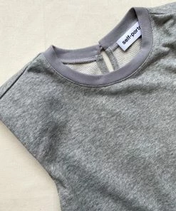 Self-portrait Marl Jersey Midi Dress