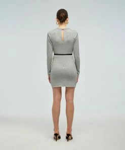 Self-portrait READY TO WEAR Marl Jersey Mini Dress