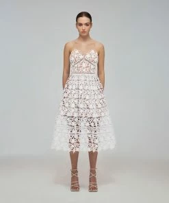 Self-portrait Azaelea Dress White READY TO WEAR