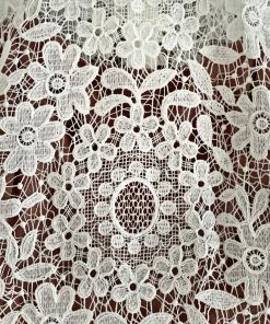 Self-portrait READY TO WEAR Guipure Lace And Taffeta Mini Dress