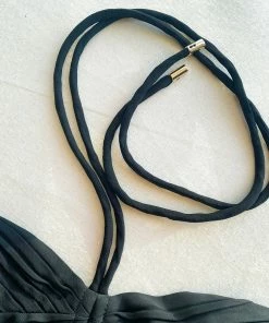 Self-portrait Slate Stretch Crepe Cut Top