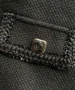 Self-portrait Black Textured Weave Mini Skirt