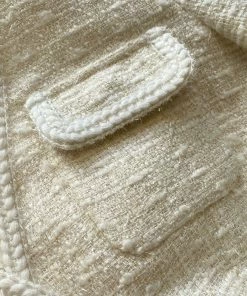 Self-portrait Metallic Boucle V-Neck Tailored Midi Dress READY TO WEAR