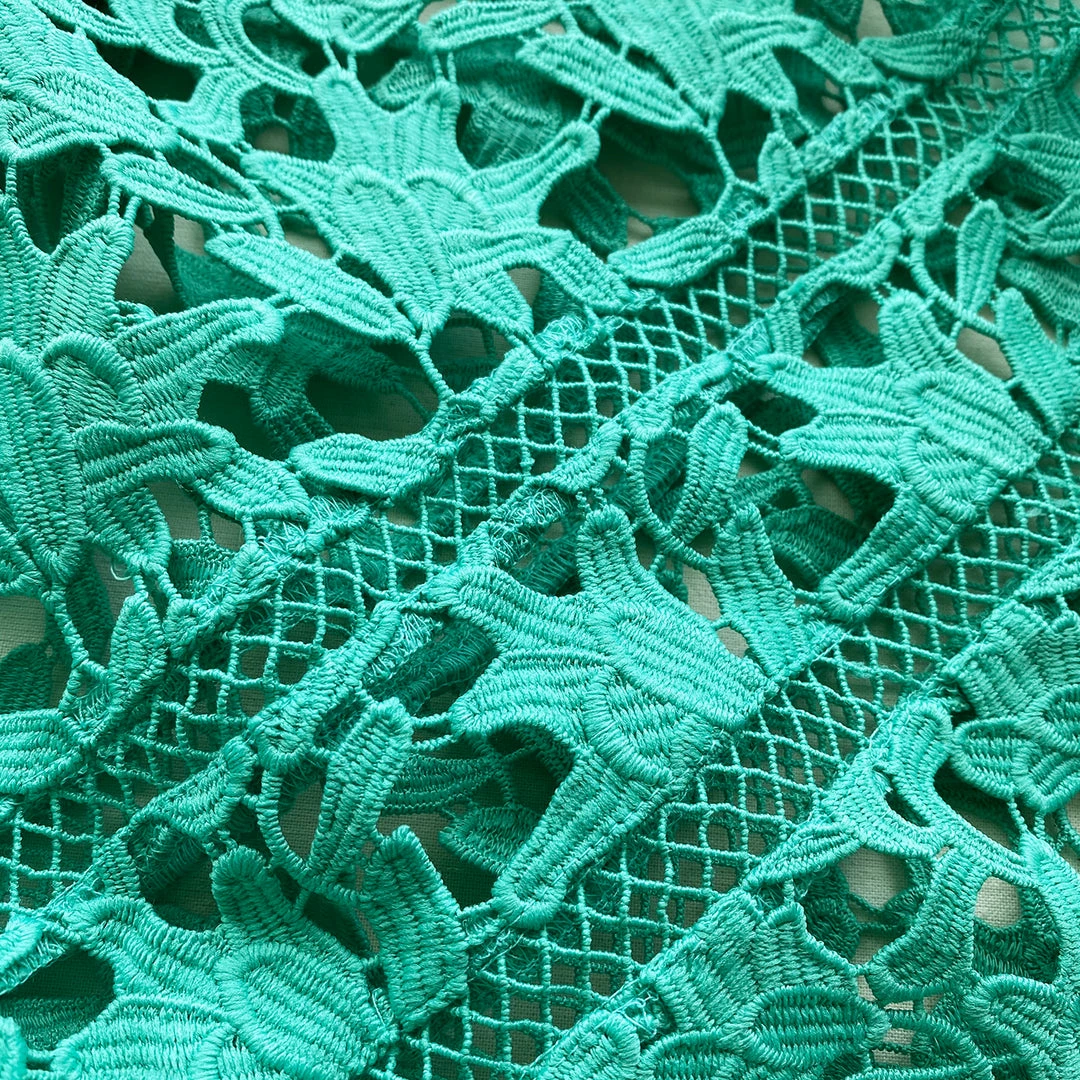 Self-portrait Spearmint Azaelea Midi Dress READY TO WEAR