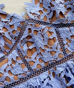 Self-portrait Lavender Azaelea Midi Dress