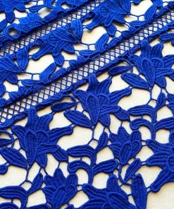 Self-portrait Deep Blue Azaelea Mini Dress