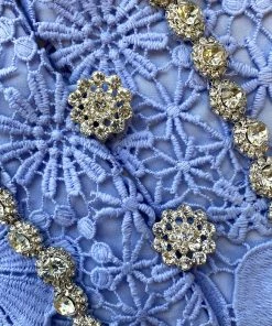 Self-portrait Lilac Guipure Lace Maxi Dress