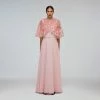 Self-portrait READY TO WEAR Blossom Sequin Chiffon Maxi Dress