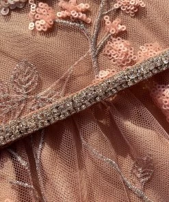 Self-portrait READY TO WEAR Blossom Sequin Kaftan