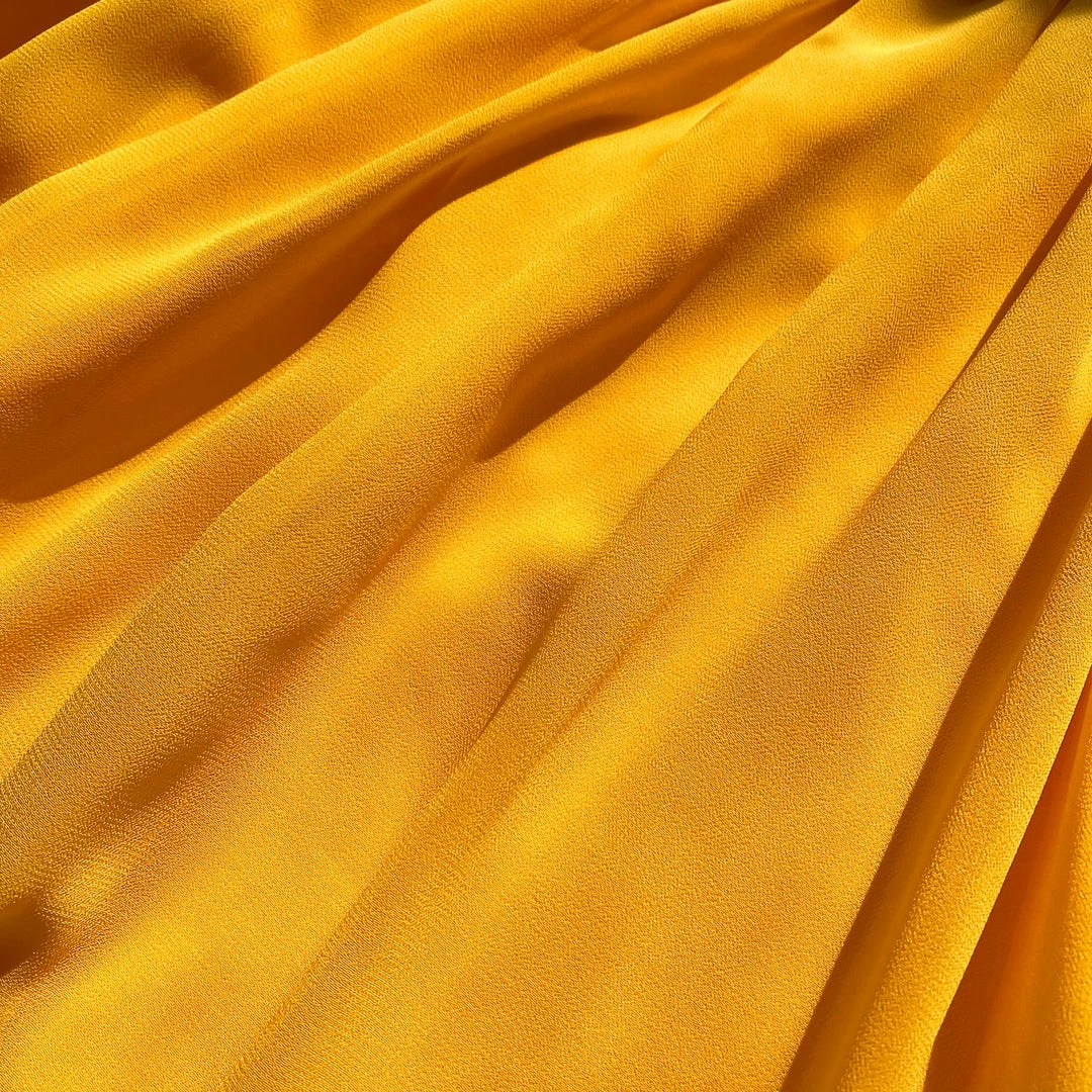 Self-portrait Canary Yellow Macrame Lace Georgette Mini Dress