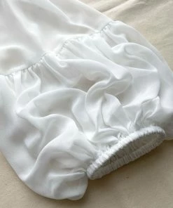 Self-portrait Swim & Resort White Macrame Lace Georgette Mini Dress