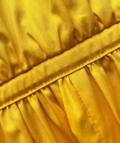 Self-portrait Canary Yellow Macrame Lace Cotton Midi Dress Swim & Resort