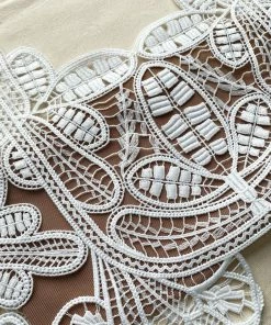 Self-portrait White Macrame Lace Top Swim & Resort