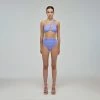 Self-portrait Lilac High Waisted Brief Swim & Resort