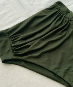 Self-portrait Khaki High Waisted Brief Swim & Resort